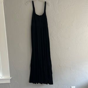 Super soft, black maxi dress